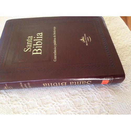 Biblia Letra Gigante Rvr1960 Imitación Piel Color Cafe