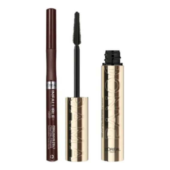 Pack L'oreal: Mascara Panorama Black Brown+delineador Brown