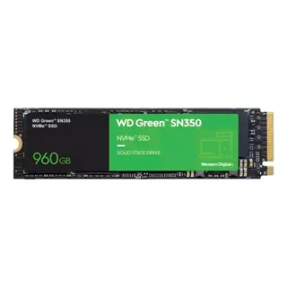 Ssd Interna Western Digital Green Ssd 960 Gb Sn350 Nvme Color Verde