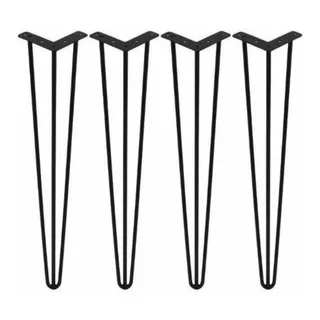 Pés De Ferro Hairpin Legs Kit Com 4 Unidades  60cm