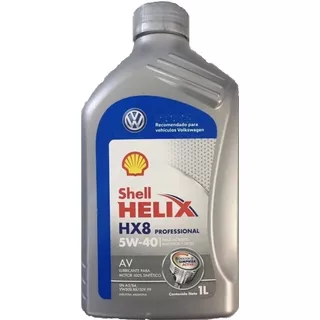 Aceite Shell Helix Hx8 5w40 X 1 Litro Sintetico Vw