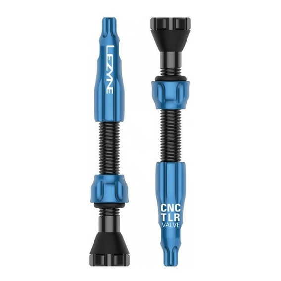 Set 2 Valvulas Lezyne 44mm Cnc Presta Tubeless Colores