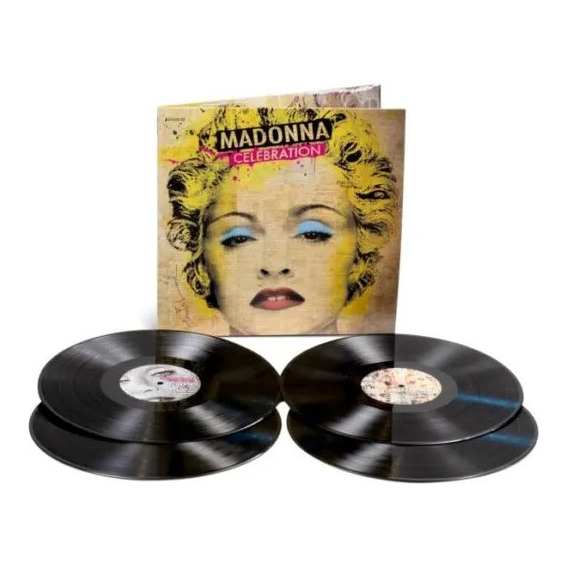 Madonna-celebration Vinilo Nuevo Cuadruple Import Compilado
