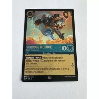 Scrooge Mcduck Carta Promocional Ur Lorcana Tcg Ccxp 