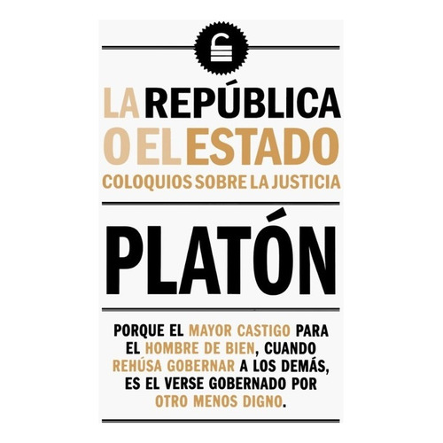 Libro La República: Coloquios Sobre La Justicia. - Platón 