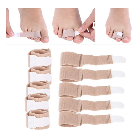 Cinta Inmovilizadora Para Dedos De Pies Y Manos 6 Pcs