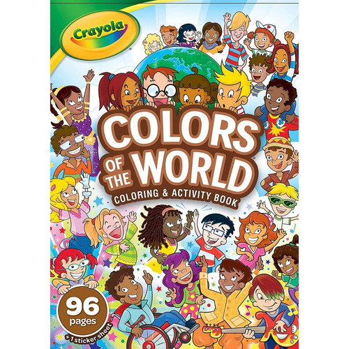Crayola: Libro Para Colorear 96 Pgs Colors Of The World