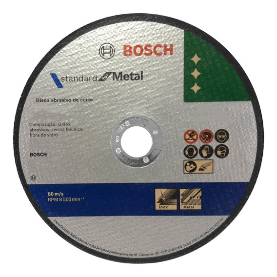 Disco Corte Bosch 7 Pulgadas Chapa Hierro Metal Inoxidable