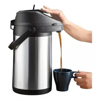 Garrafa Térmica Inox Alavanca 2,5l Café Tereré Chá Chimarrão