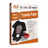 Transfer Dark Premium - Papel Transfer - Tela Oscura Resma 