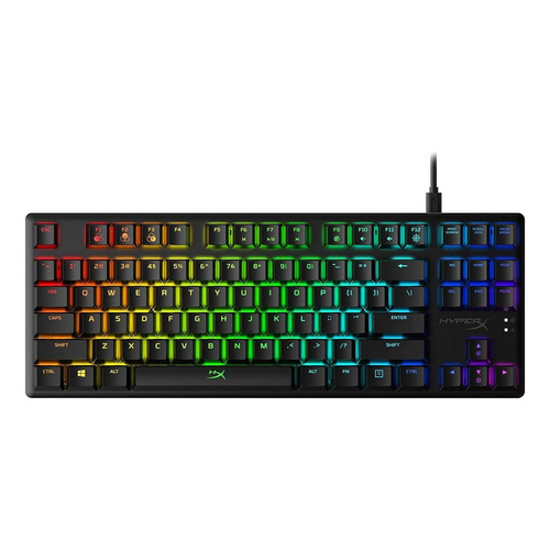 Teclado Gaming Hyperx Alloy Origins Core Inglés Rgb Color del teclado Negro Idioma Inglés US