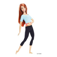 Barbie Feita Para Mexer Top Azul Ruiva Ms