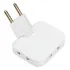 Pack De 4 Adaptadores 180° Para Enchufe Tipo F
