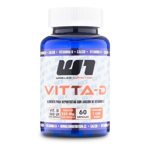 Vitamina D3 (vitta D) 60 Cápsulas Winkler Nutrition