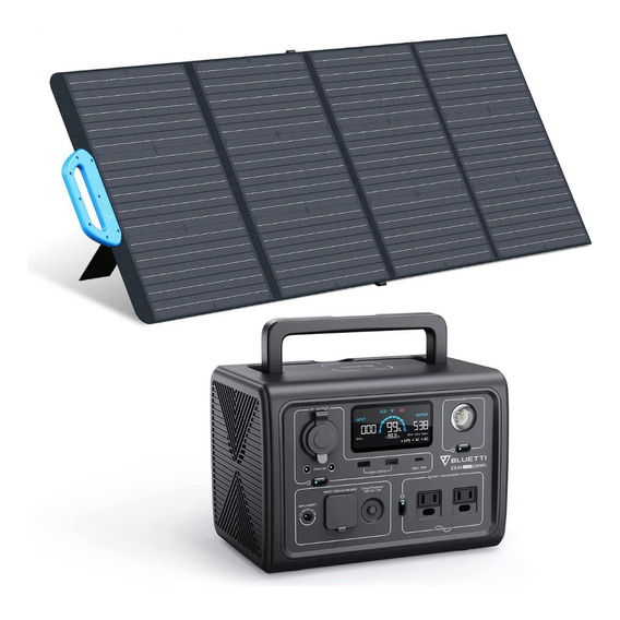 Estacion De Energia Portatil Bluetti 600w Con Panel Solar