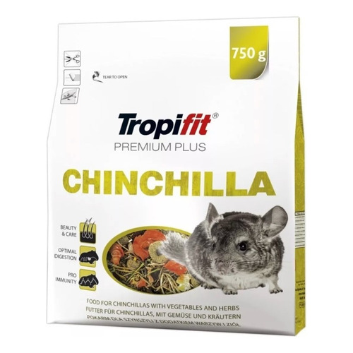 Alimento Premiumplus Cereal/ Alfalfa P/chinchilla 750g Sunny