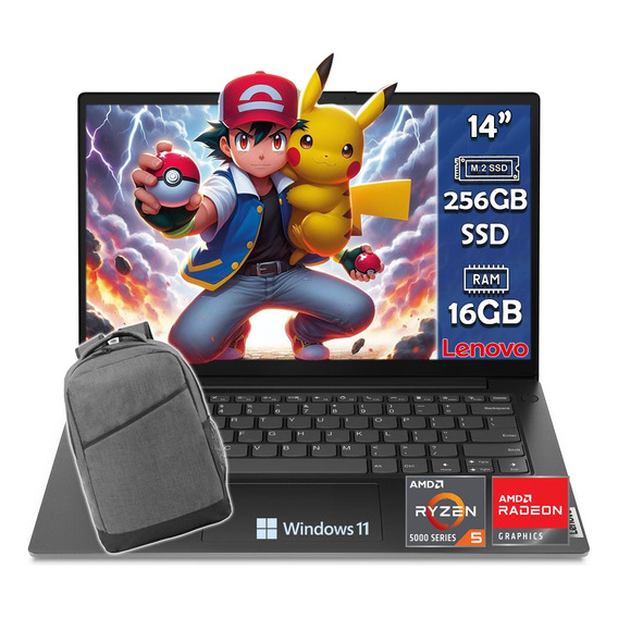 Laptop Lenovo V14 G4 Amd Ryzen 5 256gb Ssd 16gb Ram + Kit
