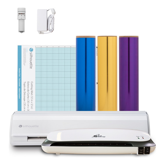 Kit Silhouette Cameo 5 Con Laminadora Para Foil, White