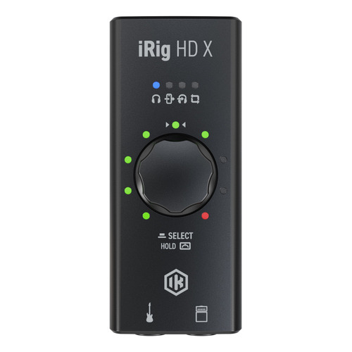 Interfaz de audio universal Irig Hd X Ik para guitarra y bajo