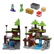 Minecraft Set Nano Scene Con 2 Figuras