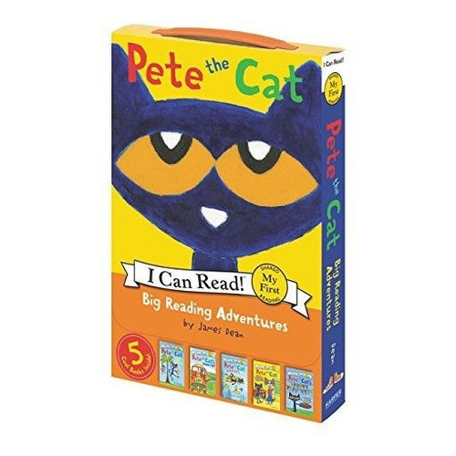 Pete The Cat : Big Reading Adventures Box Set: 5(bestseller)