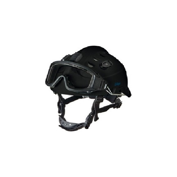 Casco De Rescate Dräger Hps 3500 Negro Con Goggles