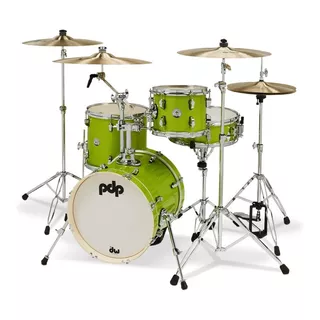 Bateria Pdp New Yorker 4pz Shell Pack Color Electric Green Sparkle