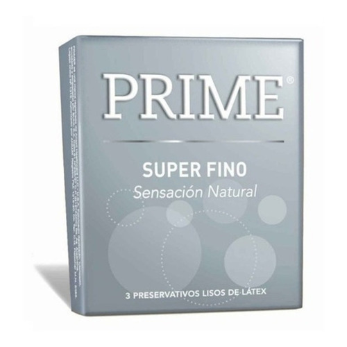 Preservativo Prime Ultra Fino Gris X 3