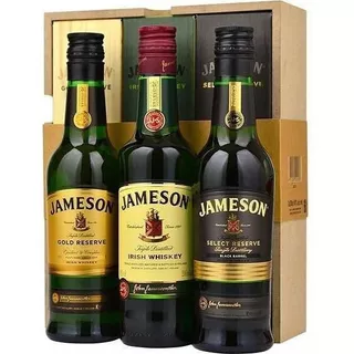 Whisky Irlandés Jameson Trilogy Gift Pack 3 X 200ml C/una 