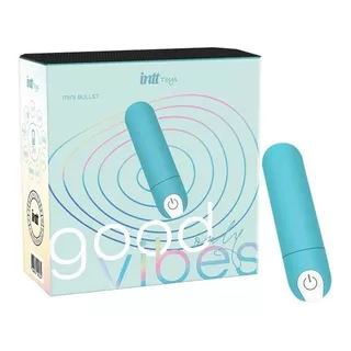 Mini Bullet Vibrador 10 Modos Azul Tiffany Good Vibes