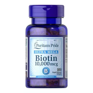 Biotina 10.000mcg 100 Softgels Puritans Pride / Yoursups