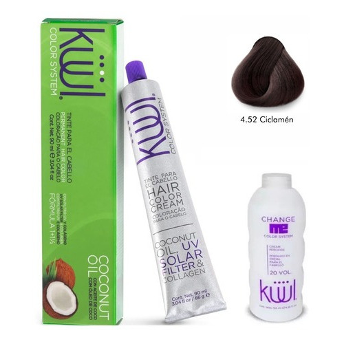 Kit Kit Kuul  Tinte tono 4.52 ciclamen para cabello