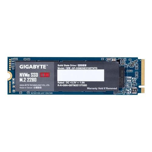 Disco sólido SSD interno Gigabyte GP-GSM2NE3100TNTD 1TB