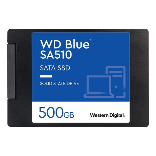 Disco sólido interno Western Digital  SA510 WDS500G3B0A 500GB azul