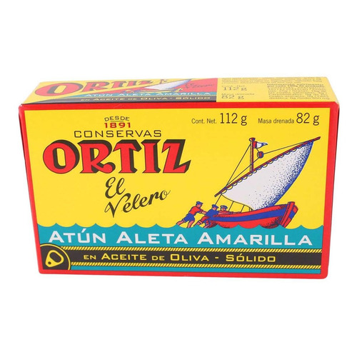 Atún Ortiz Del Norte Claro Aceite De Oliva 112g