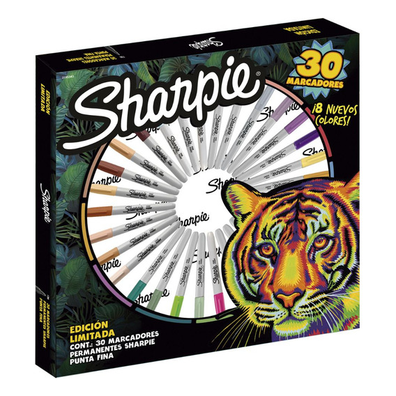 Ruleta Sharpie Colores Tierra 30 Marcadores Edicion Limitada