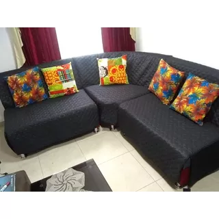 Funda Protector Sofa Mueble En L Lavable Decorar Sala