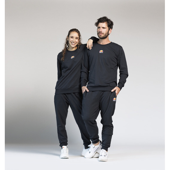 Poleron Unisex Ellesse Tomy Negro