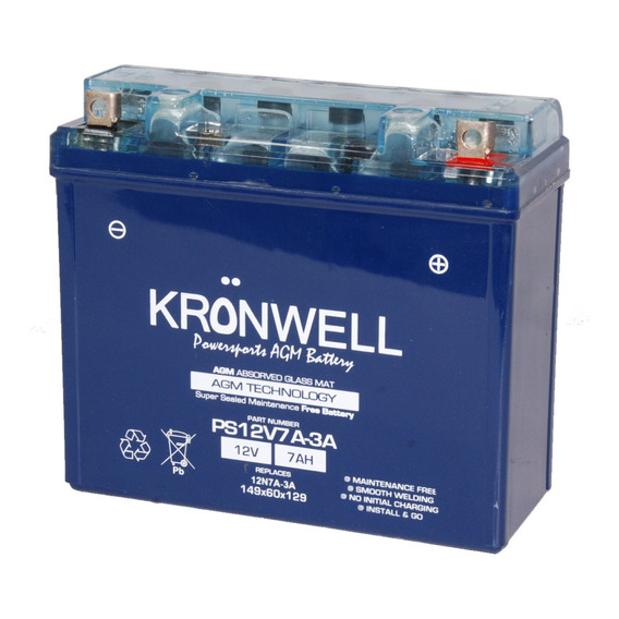 Bateria Kronwell Gel Motomel Skua 150 Cc 200 Cc 250 Cc *