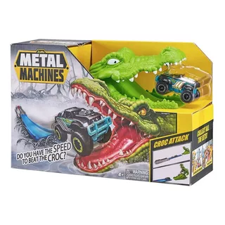 Pista De Autos Cocodrilo Croc Attack Metal Machine 6718