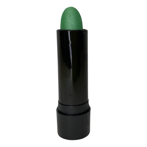 Labial Metalizado Glitter X 1 - Pinta Cara Gibre Maquillaje Acabado Metálico Color Verde Metalizado