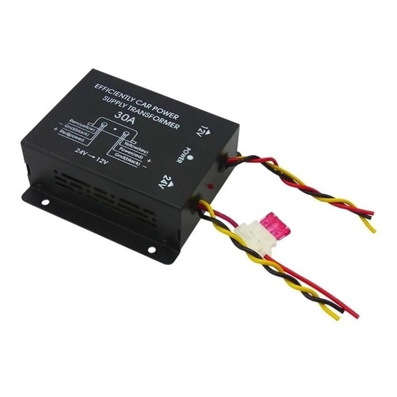 Inversor De Voltaje 24 A 12 Volt 30a,convertidor Dc-dc