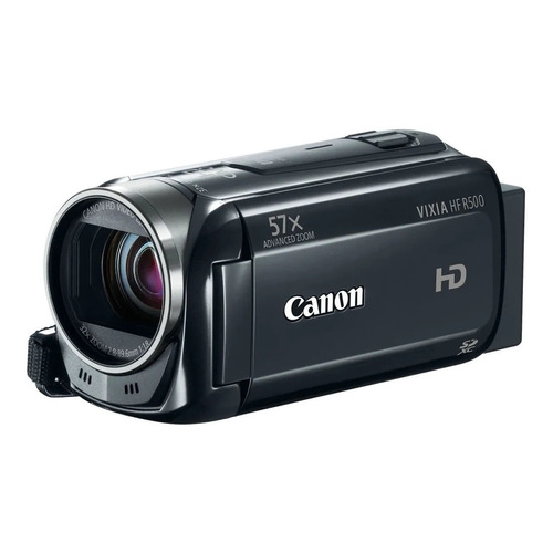 Videocámara Canon Vixia HF R500 Full HD NTSC negra