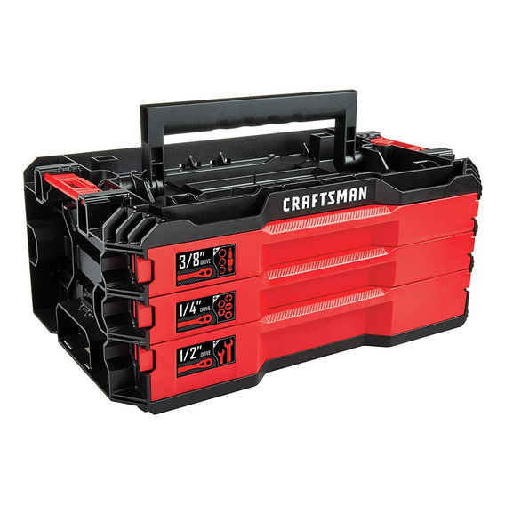 Caja Craftsman Herramientas 216 Pzs Matracas Dados Llaves