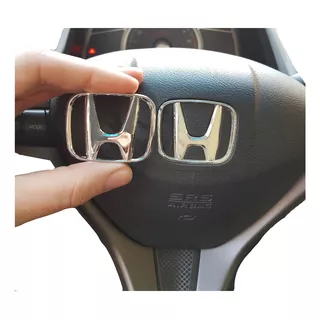 Honda Crv Escudo H Volante Logo Cromado 2006-2017   