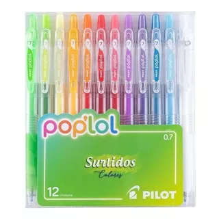 Lápices Gel Pilot Pop Lol Set 12 Colores Colores Set 708 Candy