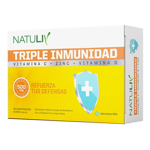 Natuliv Triple Inmunidad Mejora Sistema Inmune Defensas Sabor Neutro