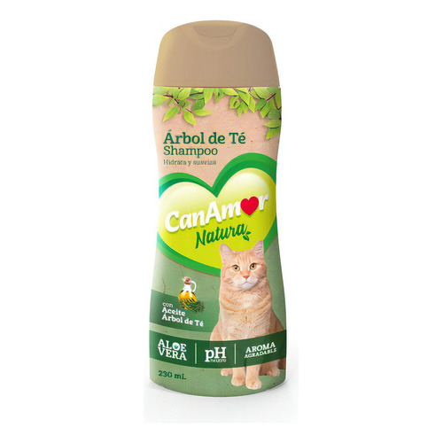 Shampoo Canamor Arbol De Te Felino 230ml
