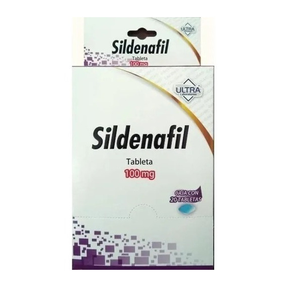 Sildenafil 100 Mg C/20 Tabletas Ultra / Generico Viagra