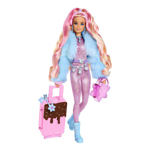 Muñeca Barbie Extra Fly Ropa Y Accesorios De Viaje